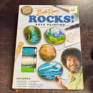 Bob Ross Rock Painting Kit